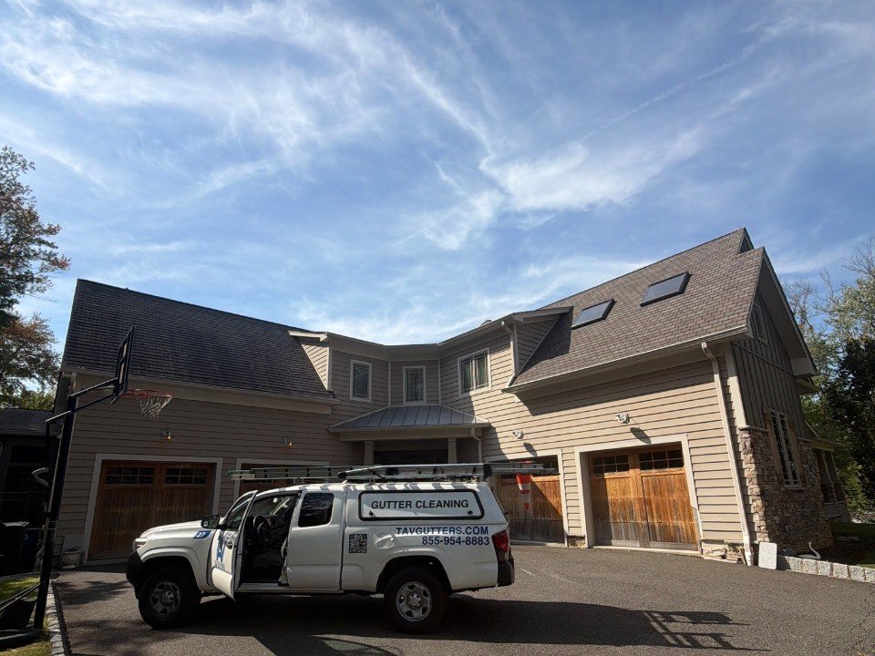 Our truck in Watchung — after