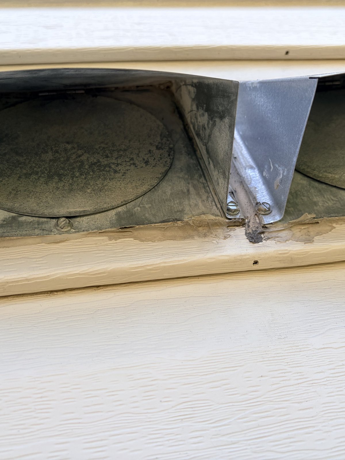 Dryer vent cleaning in Ridgefield — after