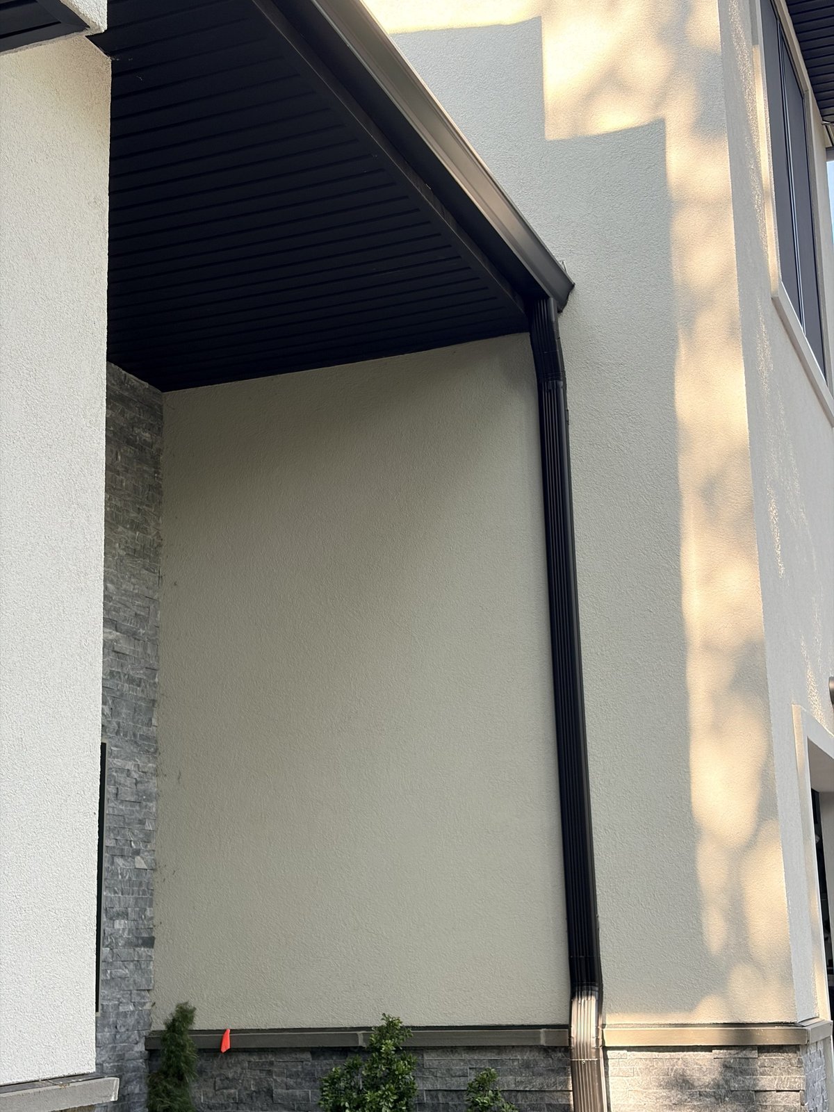 Gutter installation in Tenafly — after