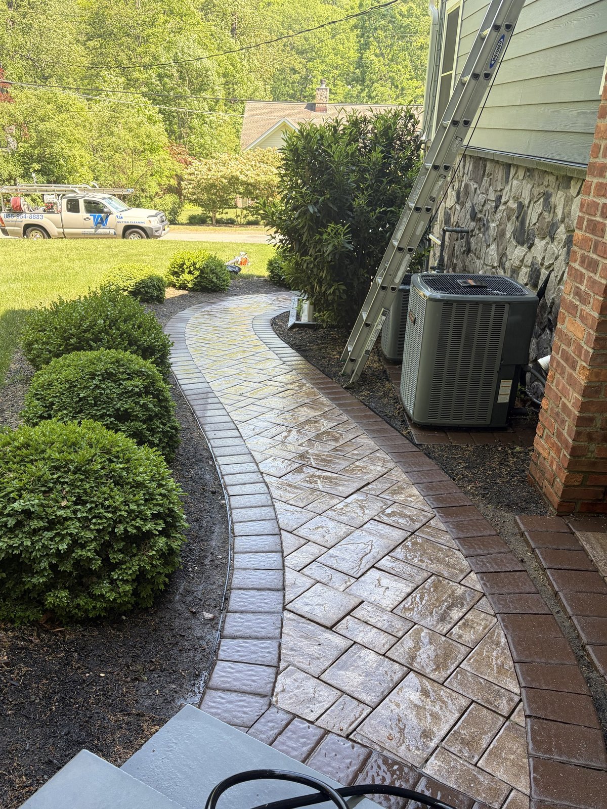Pressure washing in Morristown — after